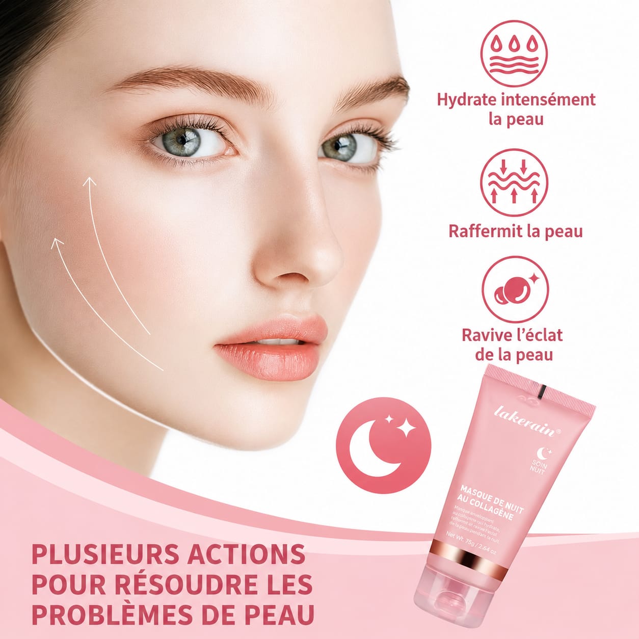 Crème au Collagène De Hydratation Intense